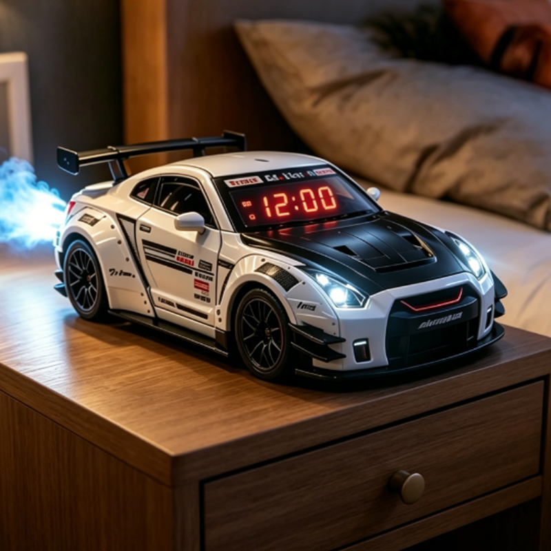 Unique Lighting Decor - 1 Juego de reloj despertador para