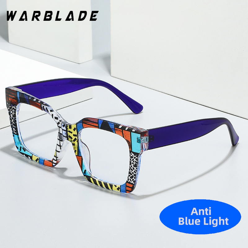 Unique Lighting Decor - Gafas Cuadradas Coloridas para Mujer 2026,