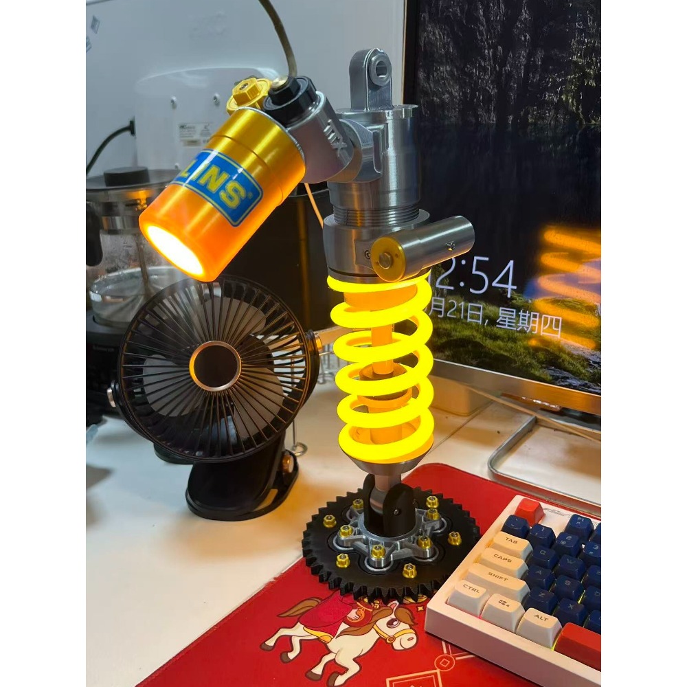 Unique Lighting Decor - Lámpara de Escritorio con Amortiguador de