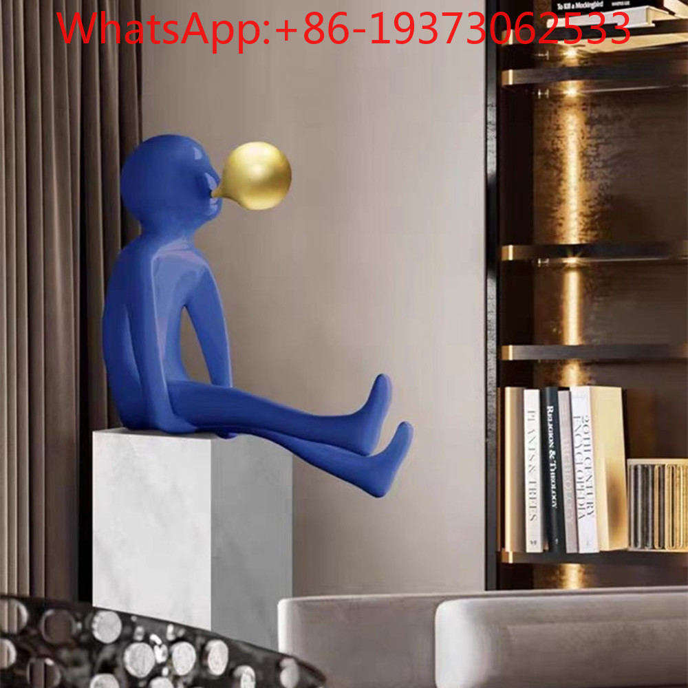 Lighting Decorative - Escultura de Entrada con Figura Soplando