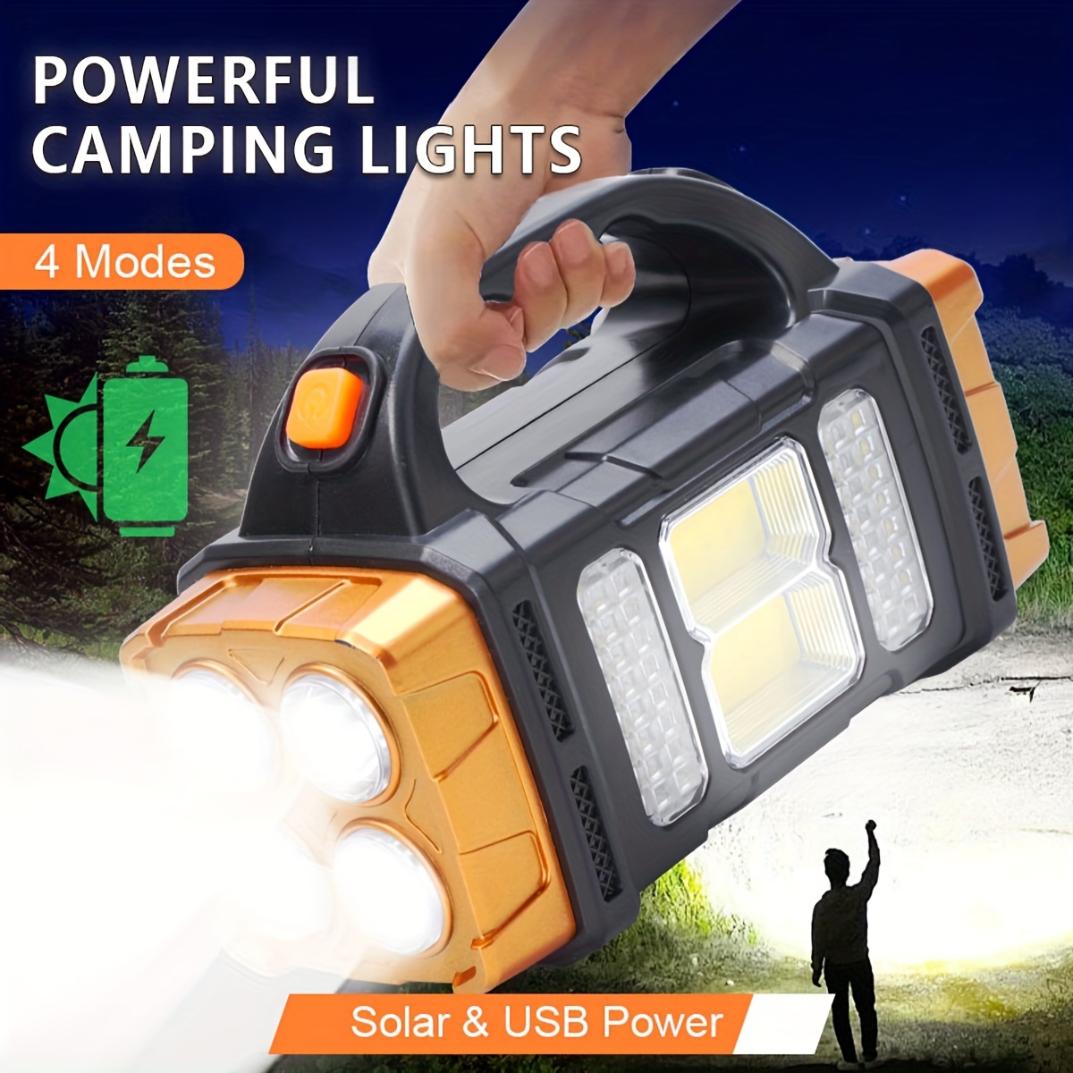 String Light Outdoor - Nueva Linterna LED Solar Recargable de