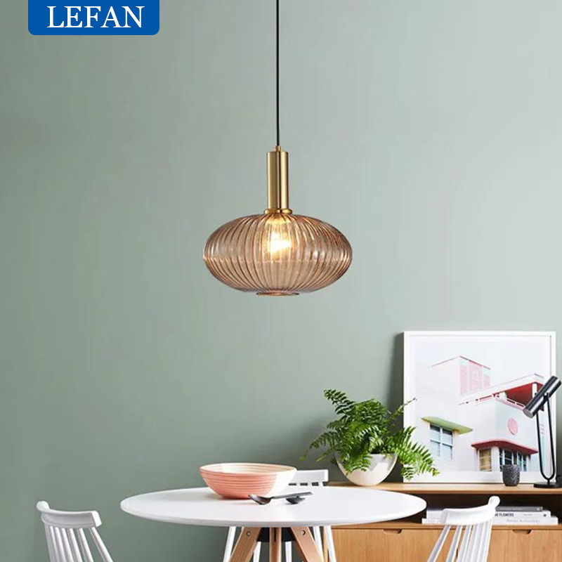 Decor Lighting Fixtures - Lámparas Colgantes de Vidrio LED Modernas