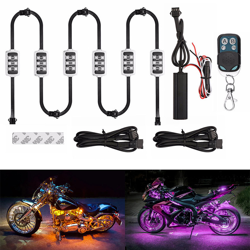 Lighting Bolt Decor - Niscarda-luces LED de freno inteligentes RGB