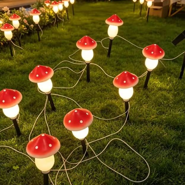 String Light Outdoor - Guirnalda de Luces Solares con Forma
