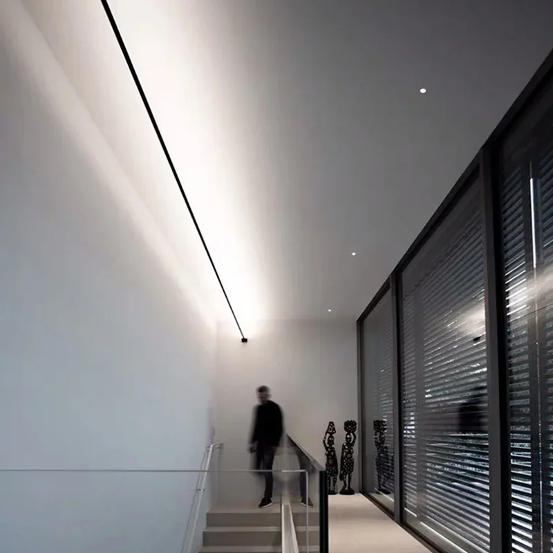 Lámpara de pared lineal blanca - Foyer Lighting Wall Decor reseña y precio
