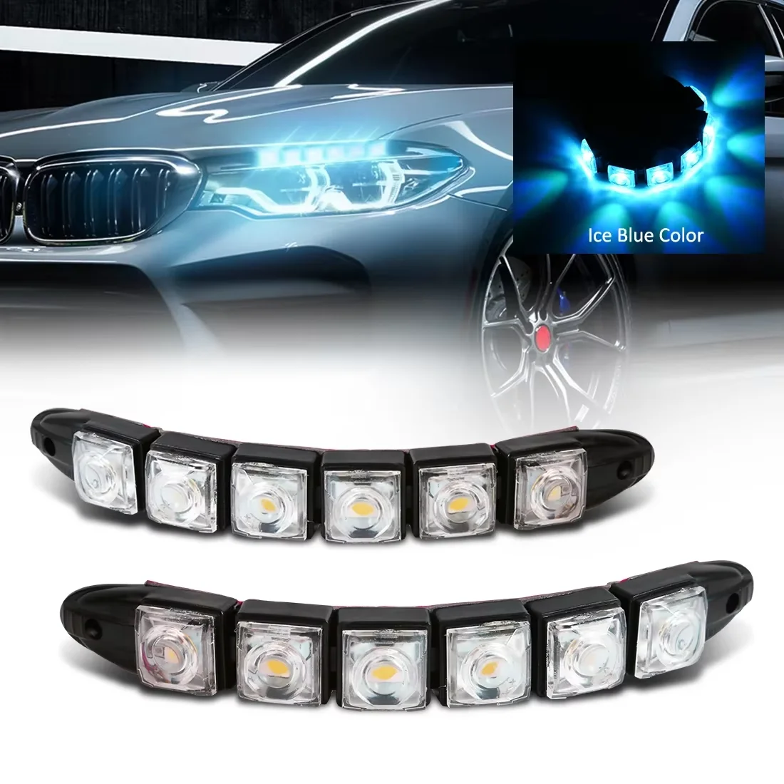 Luz LED DRL impermeable para c - Lighting Bolt Decor reseña y precio