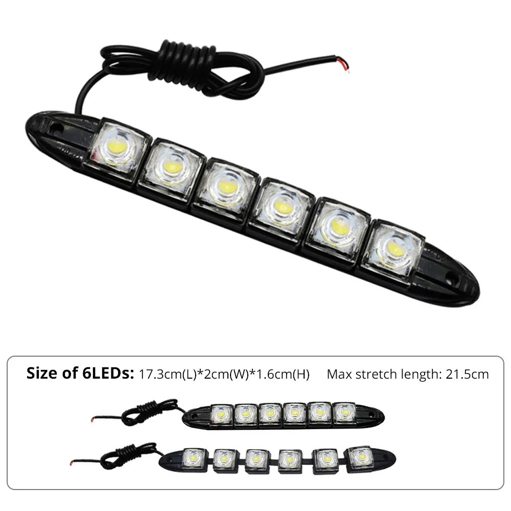 Luz LED DRL impermeable para c - Lighting Bolt Decor reseña y precio
