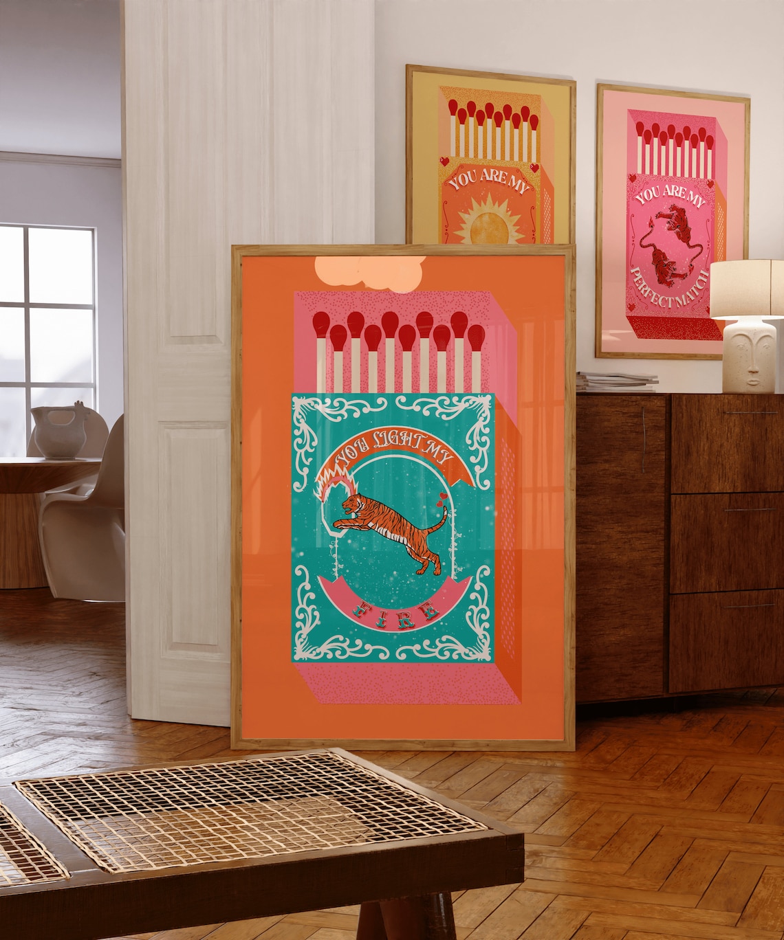 You Light My Fire Orange Match - Orange Lighting Decor reseña y precio