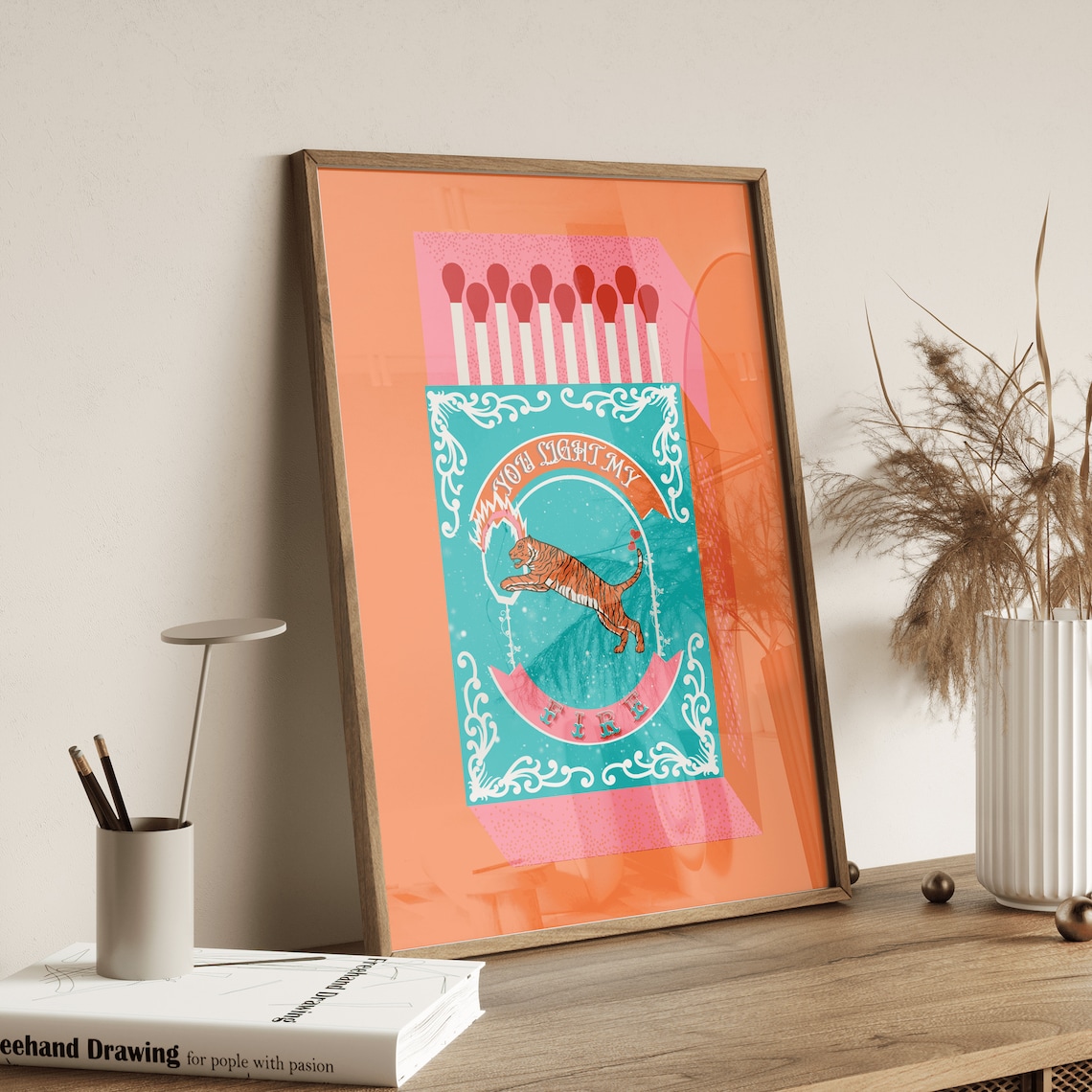 You Light My Fire Orange Match - Orange Lighting Decor reseña y precio