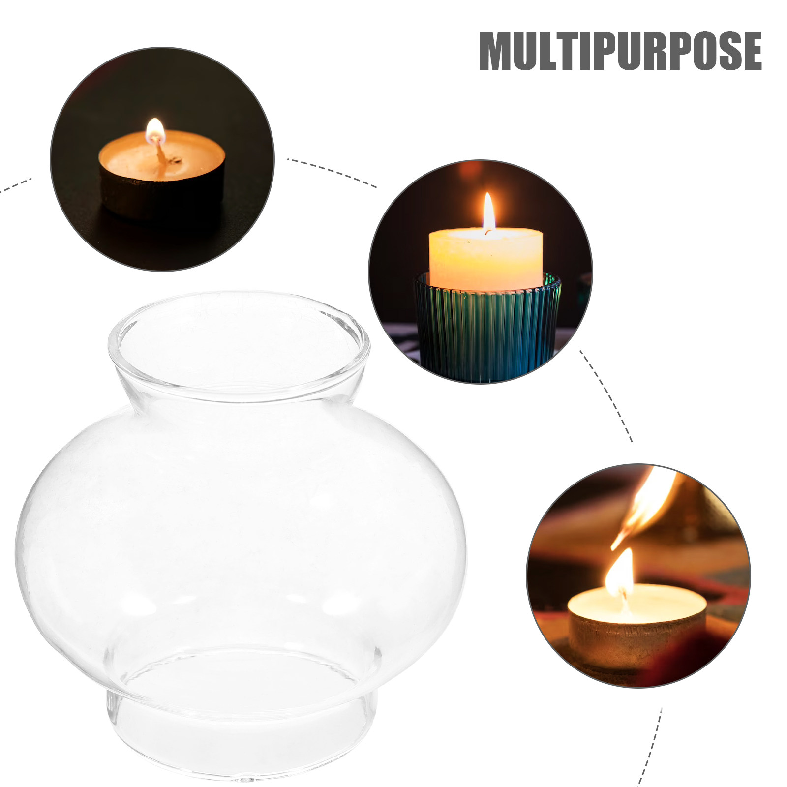 Pantalla de Vidrio Transparent - Lighting Decor For Living Room reseña y precio