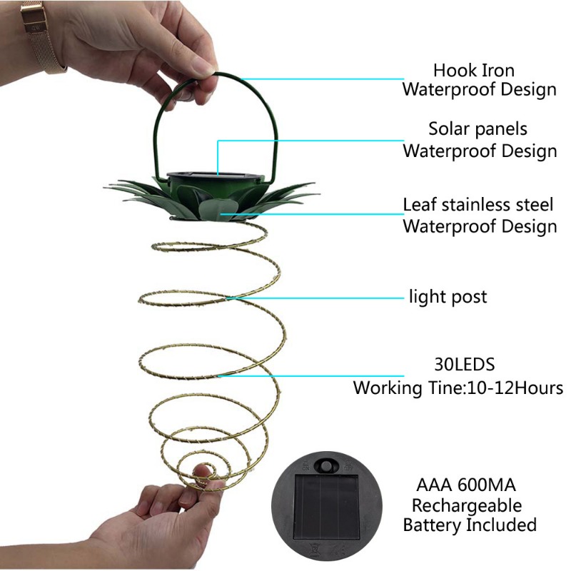 Luz Solar LED con Cable de Cob - String Light Outdoor reseña y precio