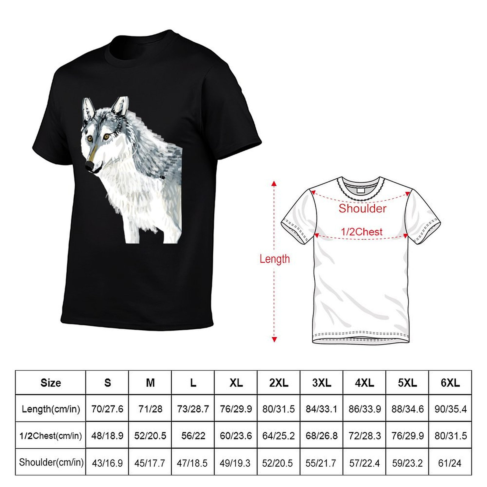 Camiseta Totem Alberta Wolf, c - Alberta Lighting & Decor Reviews reseña y precio