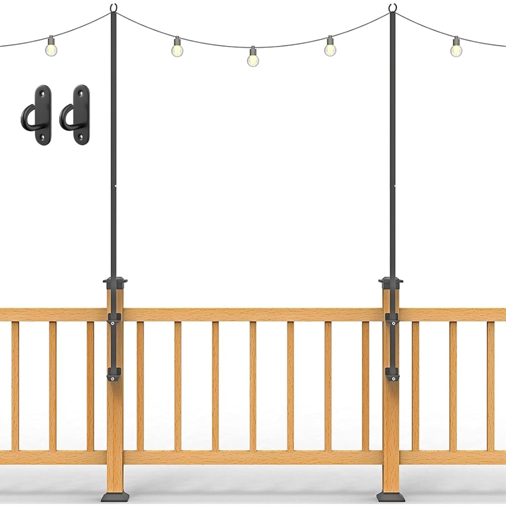 Paquete de 2 postes de luces d - String Light Outdoor reseña y precio