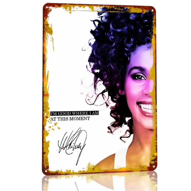 Póster Metálico 3D de Whitney  - Lighting Decor Houston reseña y precio