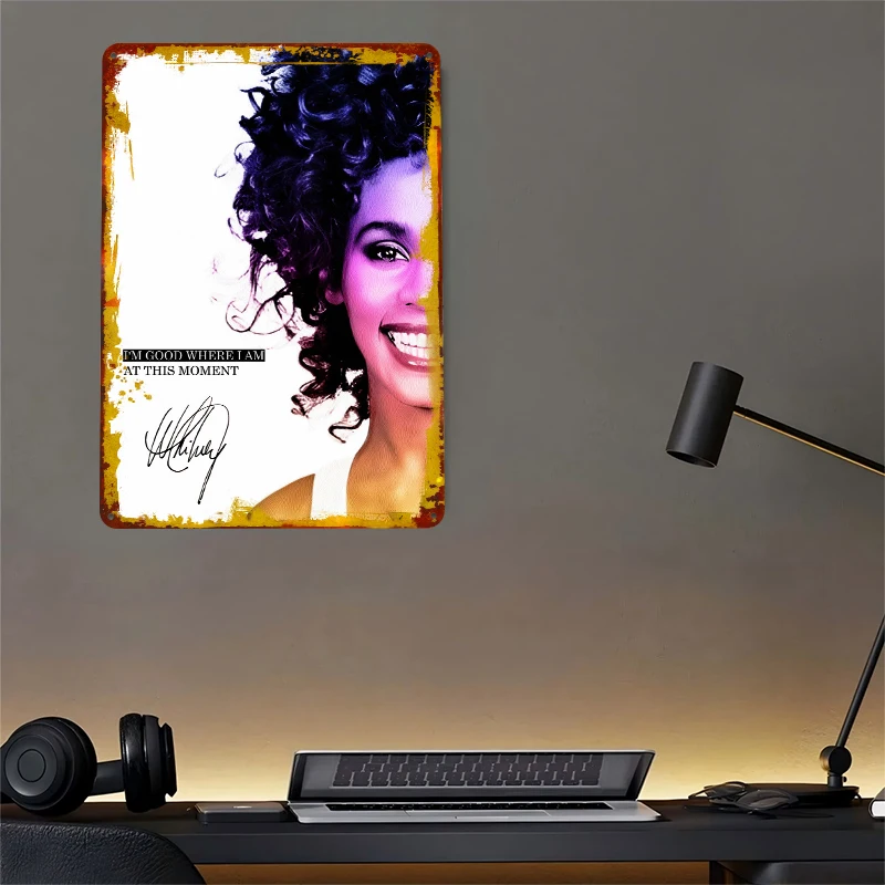 Póster Metálico 3D de Whitney  - Lighting Decor Houston reseña y precio