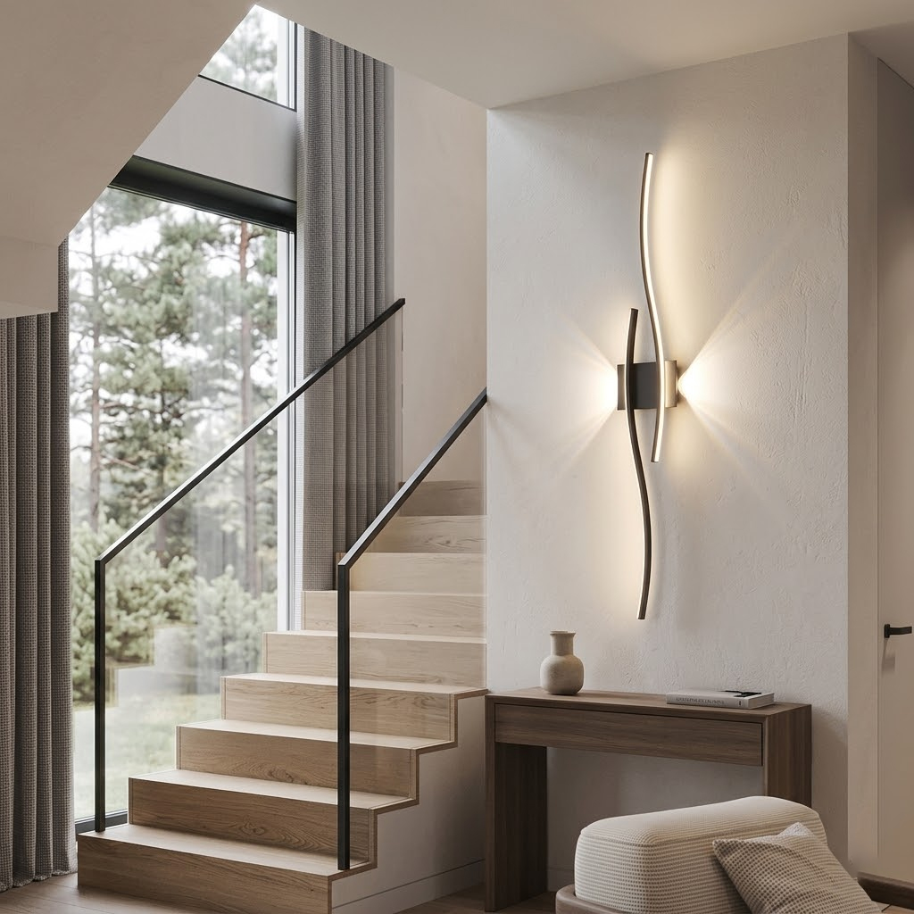 Apliques de pared LED inalámbr - Foyer Lighting Wall Decor reseña y precio