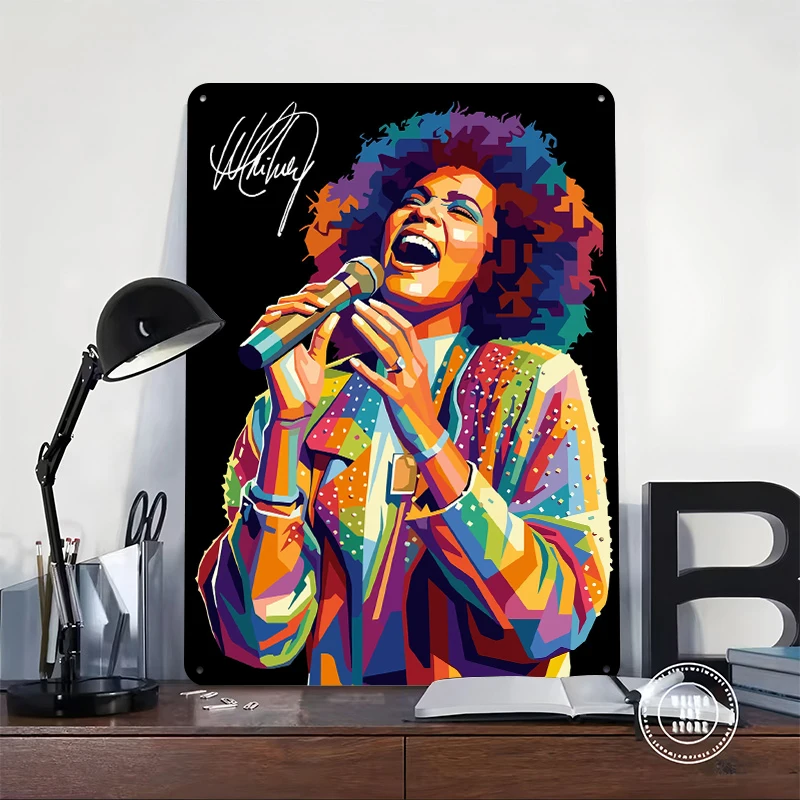 Póster Metálico 3D de Whitney  - Lighting Decor Houston reseña y precio