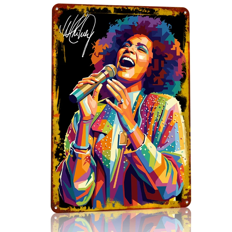 Póster Metálico 3D de Whitney  - Lighting Decor Houston reseña y precio