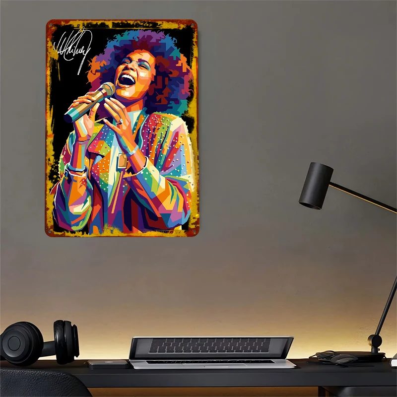 Póster Metálico 3D de Whitney  - Lighting Decor Houston reseña y precio