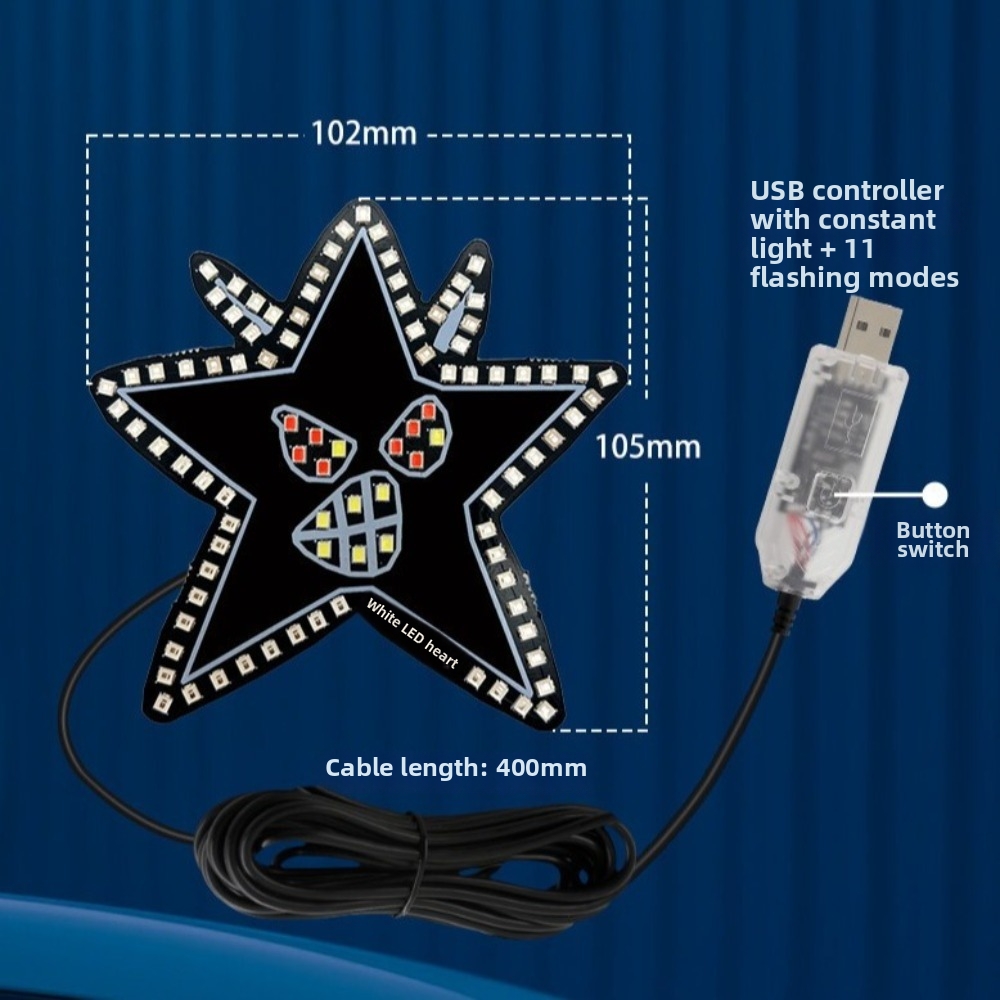 Luz LED de decoración para coc - Unique Lighting Decor reseña y precio