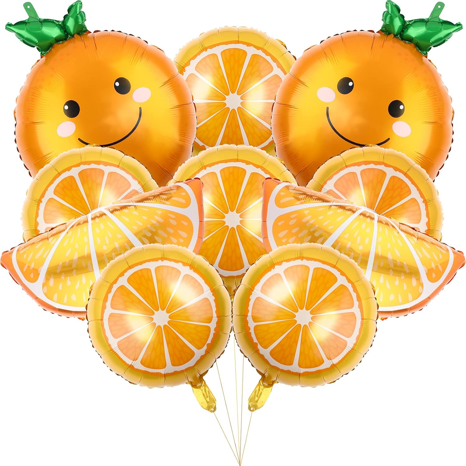 10 unidades de globos de fruta - Orange Lighting Decor reseña y precio