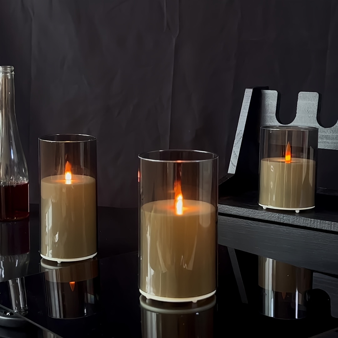 Paquete de 3 Velas Decorativas - Lighting Decor For Living Room reseña y precio