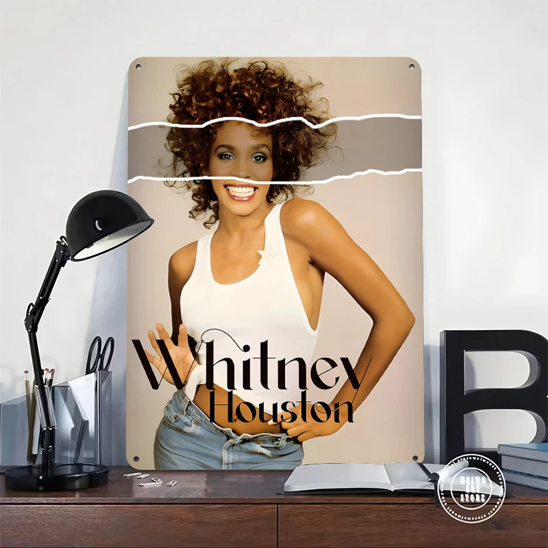 Póster 3D de Whitney Houston,  - Lighting Decor Houston reseña y precio