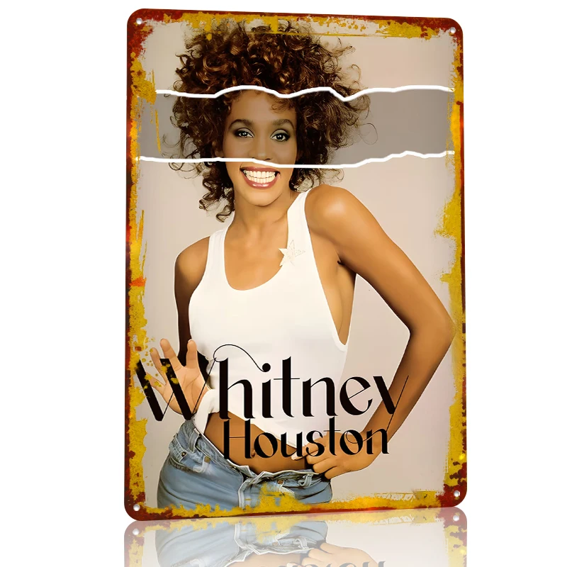 Póster 3D de Whitney Houston,  - Lighting Decor Houston reseña y precio