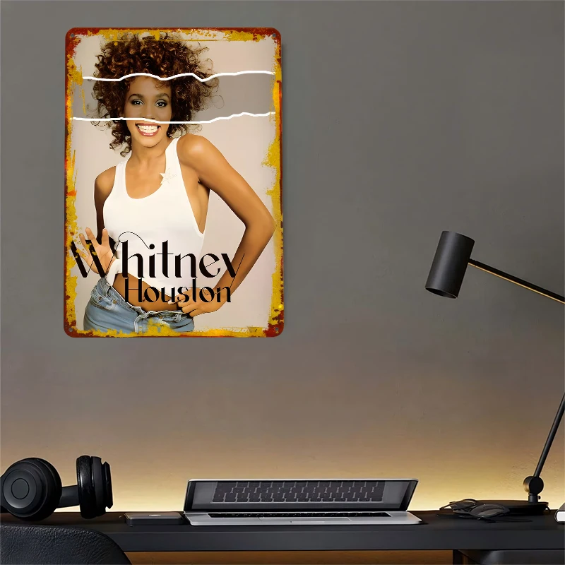 Póster 3D de Whitney Houston,  - Lighting Decor Houston reseña y precio