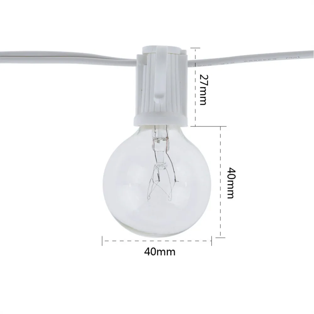 Guirnalda de Luces Vintage G40 - String Light Outdoor reseña y precio