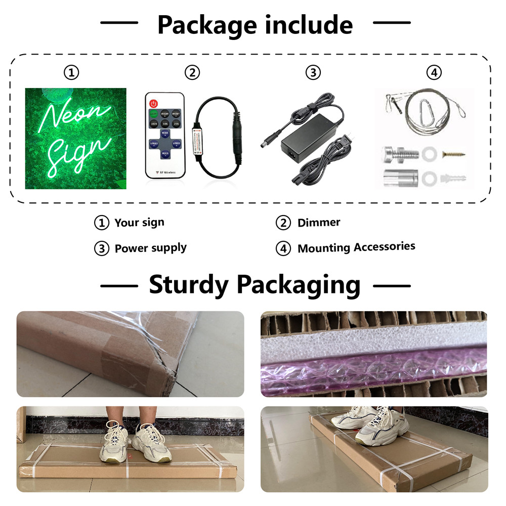 Letrero de neón personalizado  - Unique Lighting Decor reseña y precio