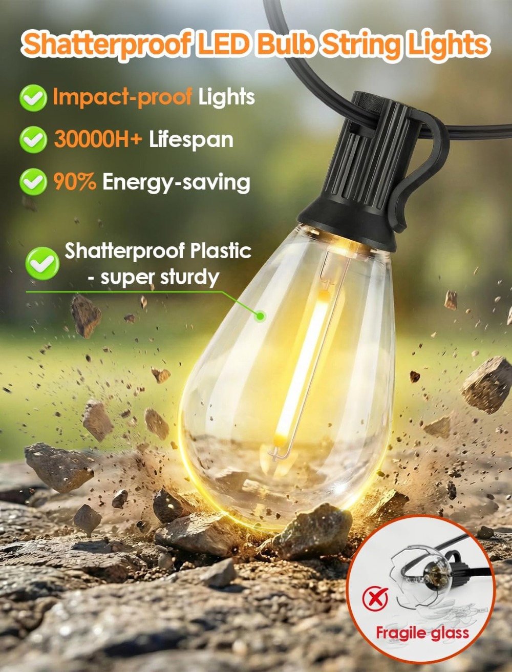 Guirnalda de Luces LED para Ex - String Light Outdoor reseña y precio