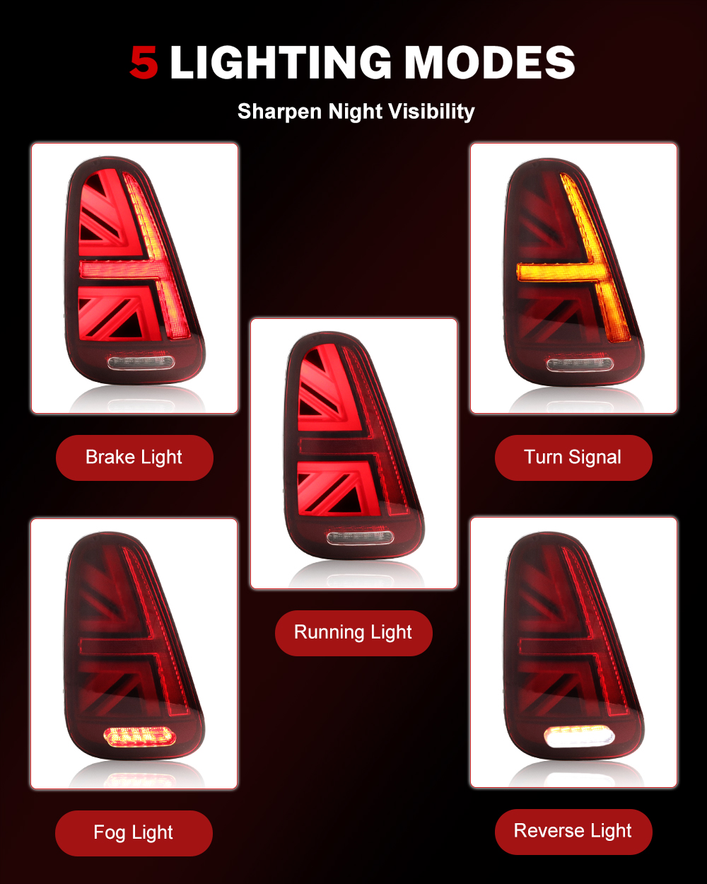 Conjunto de luces traseras iJD - Union Lighting & Decor Collabs reseña y precio