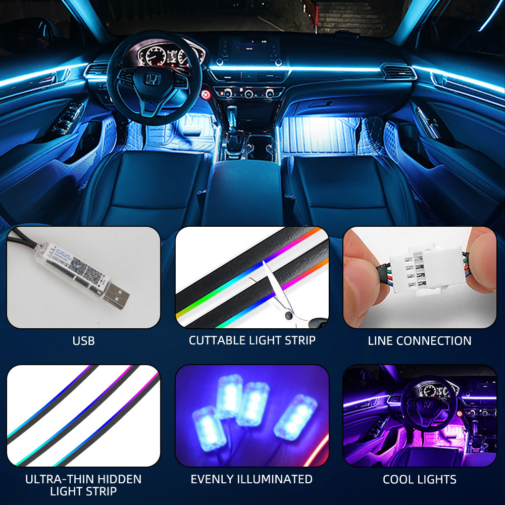 Tiras de Luz Ambiental LED de  - Lighting Bolt Decor reseña y precio