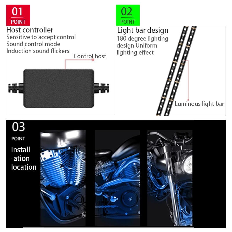 Tira de luz ambiental decorati - Lighting Bolt Decor reseña y precio