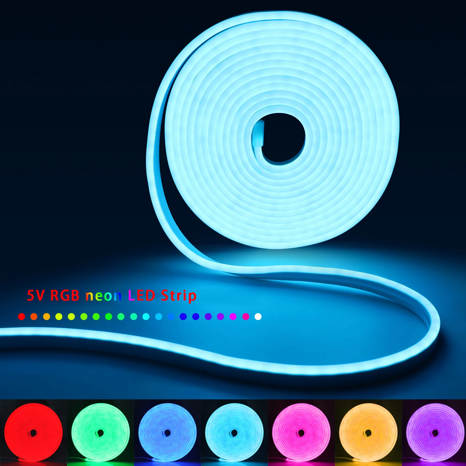 Tira de luces LED de neón RGB  - Lighting Decor In Room reseña y precio